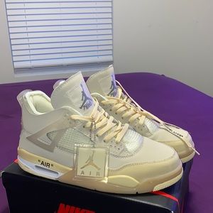 Jordan 4 Retro Off White “Sail”